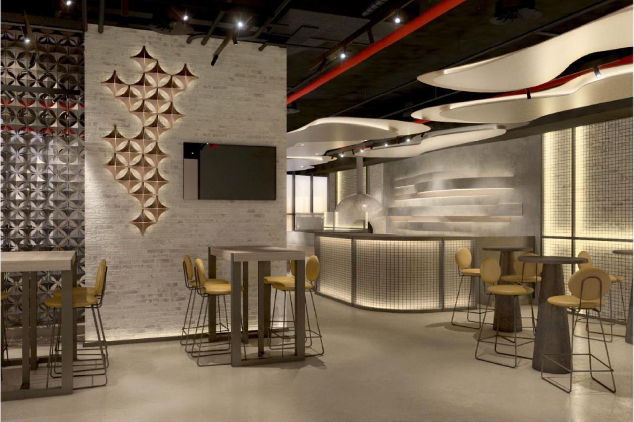 Element By Westin West Bay Doha Hotel ภายนอก รูปภาพ The interior of the lounge