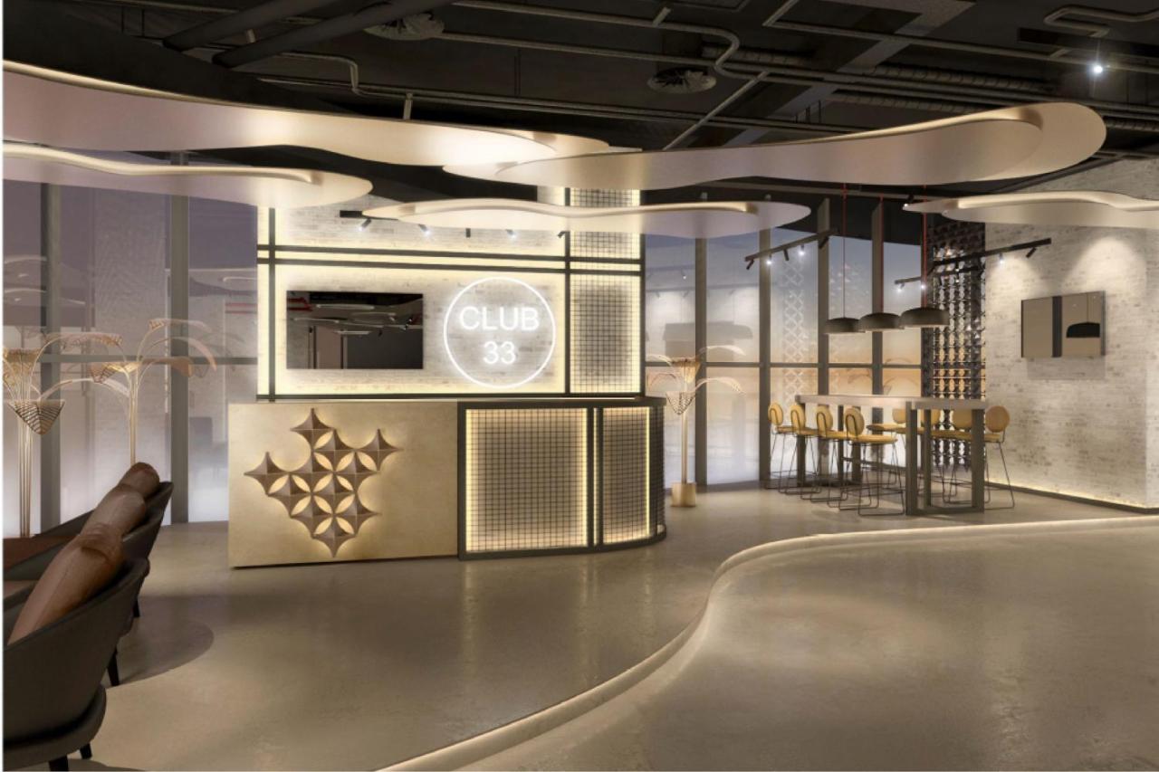 Element By Westin West Bay Doha Hotel ภายนอก รูปภาพ The lounge at the airport